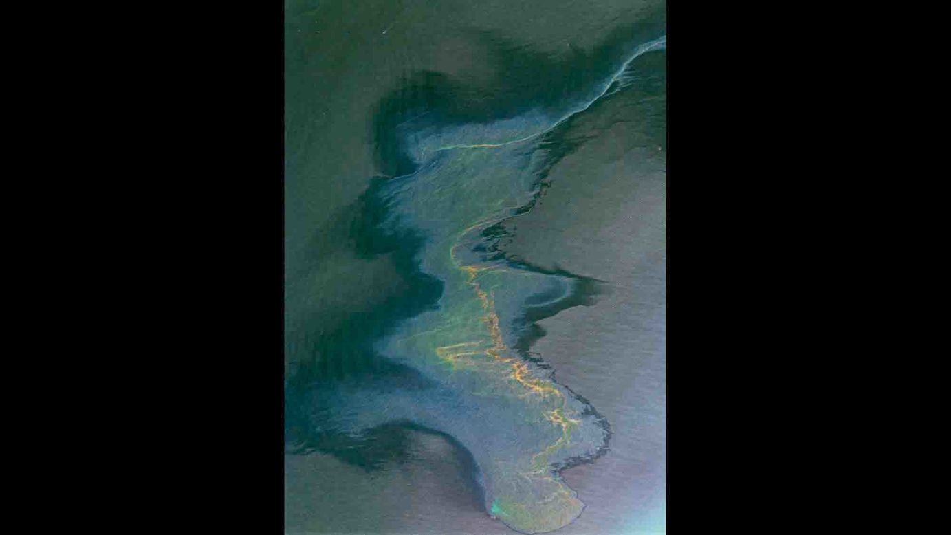 Derrame de petróleo de Deepwater Horizon en el Golfo de México en 2010.