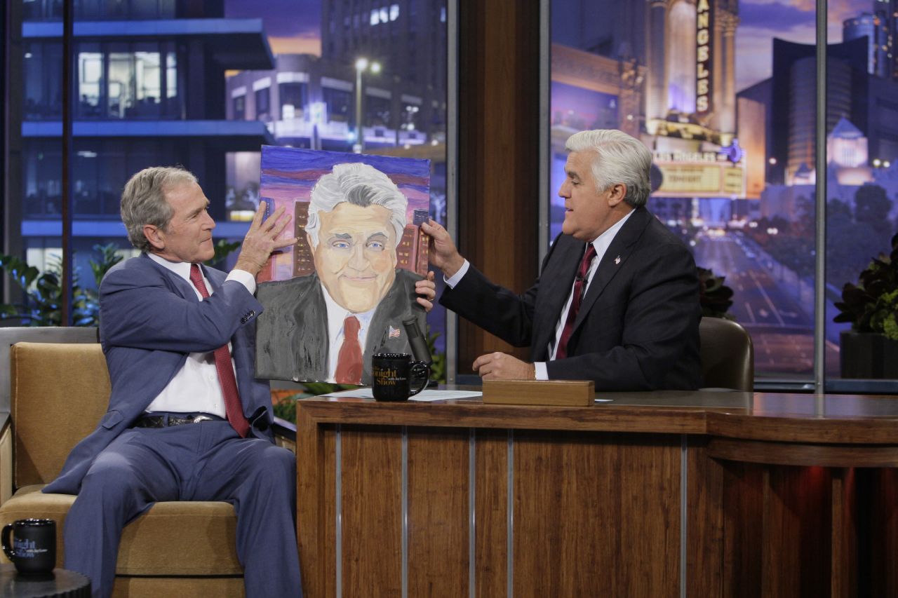 George W. Bush has surprised many by taking up painting in his post-White House years. "I am a painter," the 43rd President told Jay Leno on "The Tonight Show." "You may not think I'm a painter; I think I'm a painter."