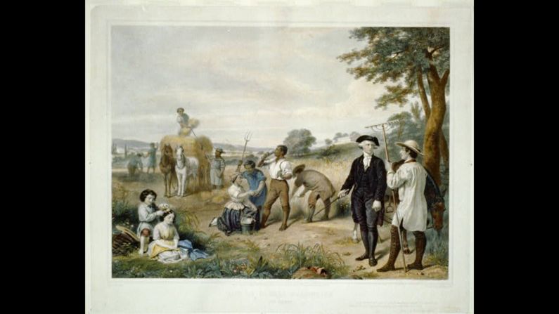 George Washington, the first US president, stayed active by leading a <a  target="_blank" target="_blank">life of farming</a>. He was also a <a  target="_blank" target="_blank">horseman</a>. 