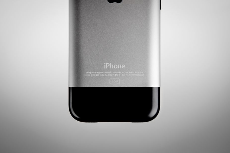 It says something about the fast-moving world of consumer technology that this image of the first-generation iPhone, released in 2007, already looks like a loving tribute to a gadget of the past.
