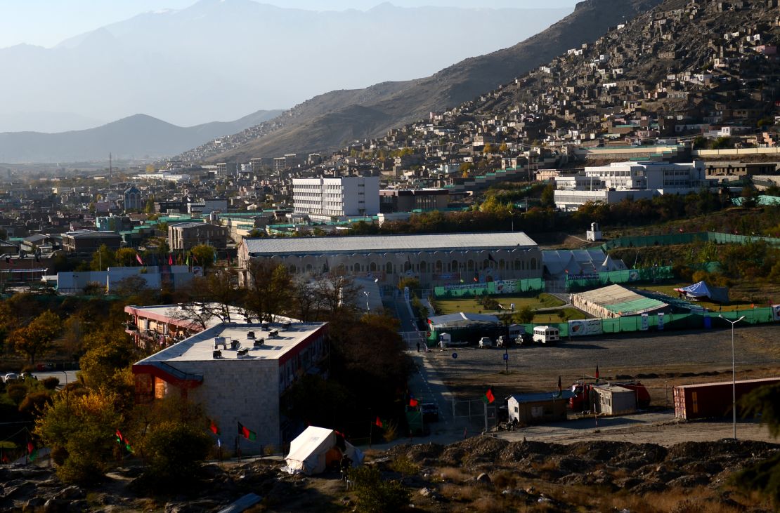 The Afghan Loya Jirga is meeting on these premises in Kabul. Thousands of chieftains and politicians will attend.