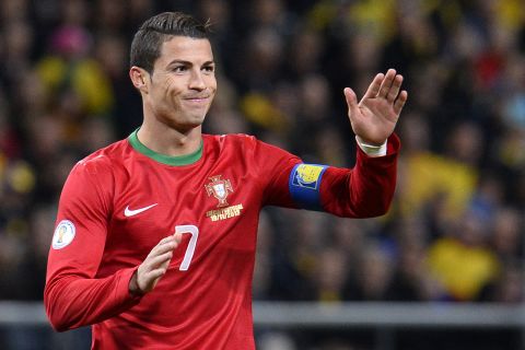 Cristiano Ronaldo's hat-trick fired Portugal into the 2014 World Cup after his side defeated Sweden in the playoffs. Ronaldo is the country's joint-top scorer with Pauleta on 47 goals.