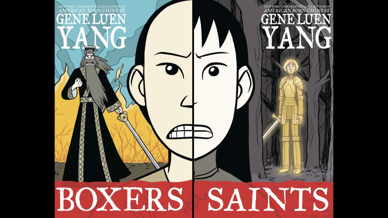 <strong>Young people's literature: </strong>Gene Luen Yang, "<a href="http://www.nationalbook.org/nba2013_ypl_luenyang.html#.Uo2CS42vWL0" target="_blank" target="_blank">Boxers & Saints</a>"