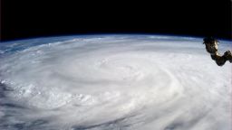 Typhoon Haiyan from space, taken by NASA astronaut Karen Nyberg on November 9.