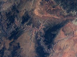 The Grand Canyon, as seen from space on October 19.