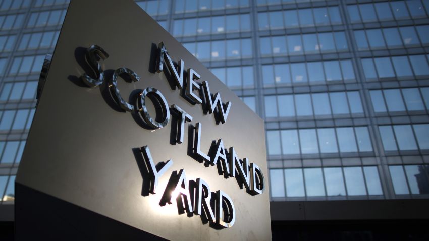 Scotland Yard - headquarters of the Metropolitan Police on October 24, 2013 in London, England