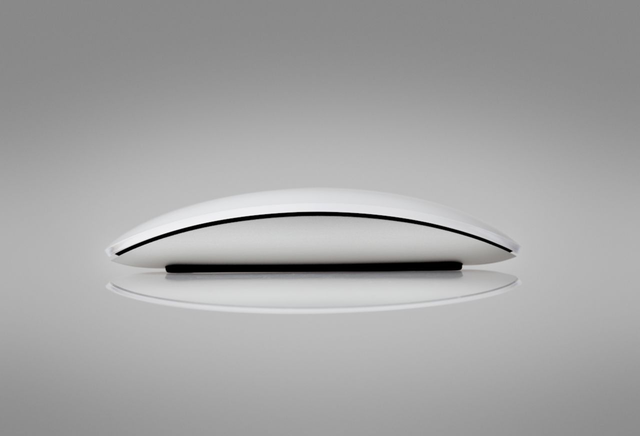 The Magic Mouse, released in 2009, was the first commercially available mouse with multi-touch capabilities. It allows swiping and scrolling along its surface, mimicking the way people interact with their smartphones and tablets.