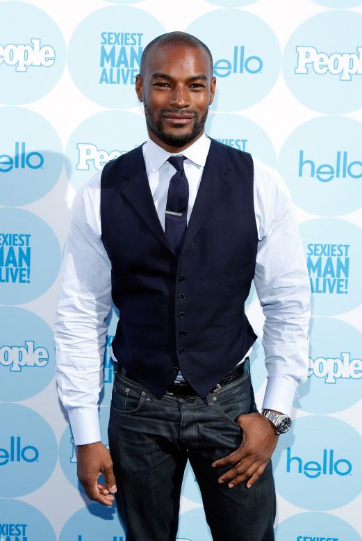 Tyson Beckford hits Time Square for People magazine's "Sexiest Man Alive" celebration on November 20.