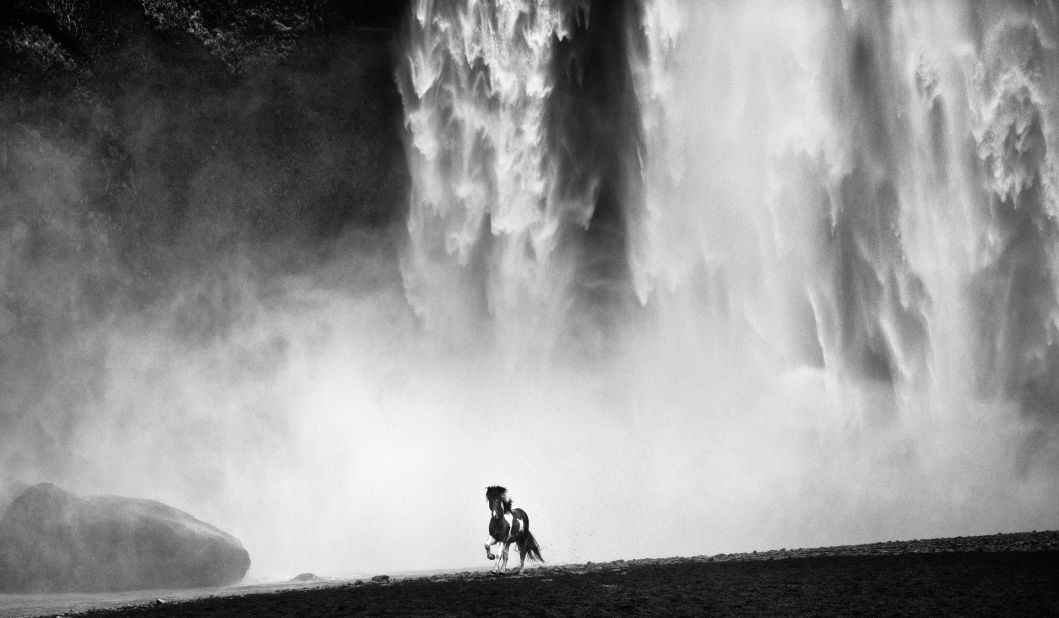 "Skógafoss is arguably the most aesthetically perfect waterfall in Europe," says Yarrow, adding that this dreamlike image of a wild pony in front of the enormous waterfall transcended all others from his trip there. 