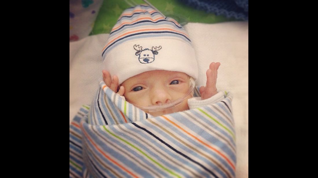 Ward spent the first 107 days of his life in the NICU at Nationwide Children's Hospital.