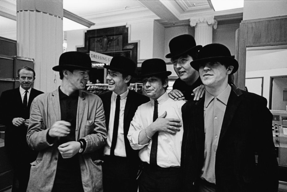 "I heard about this band the Animals (pictured) coming into London from Newcastle," says O'Neill. "I took them shopping first, then to a studio, because they didn't look the business. They looked like laborers." 