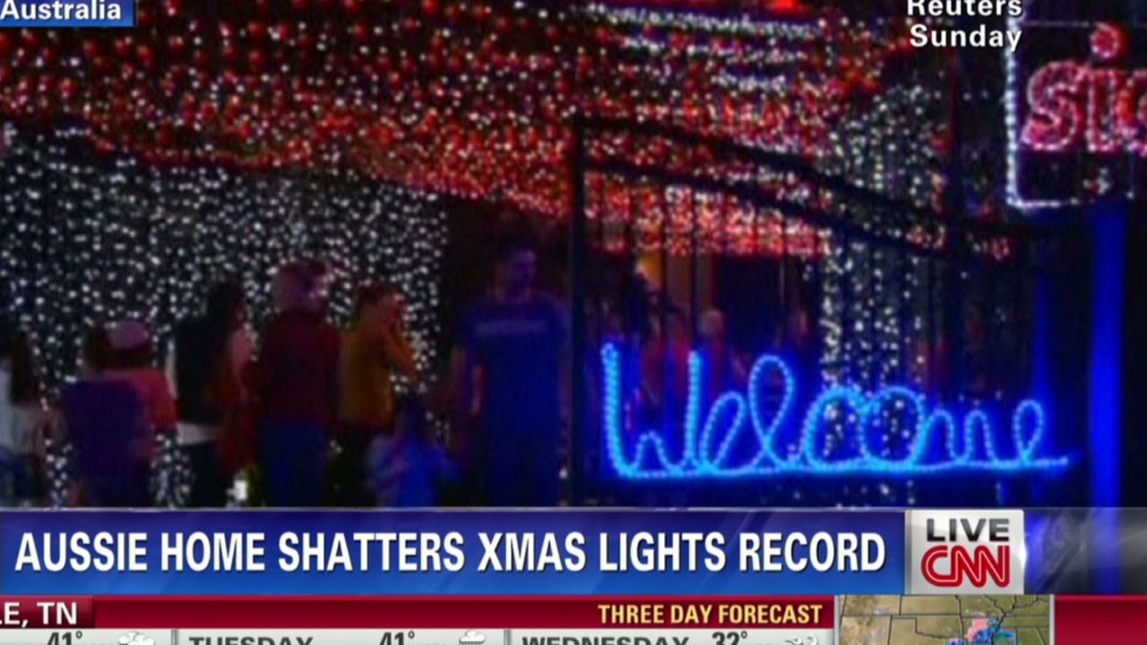 Australian family reclaims world record for Christmas lights CNN