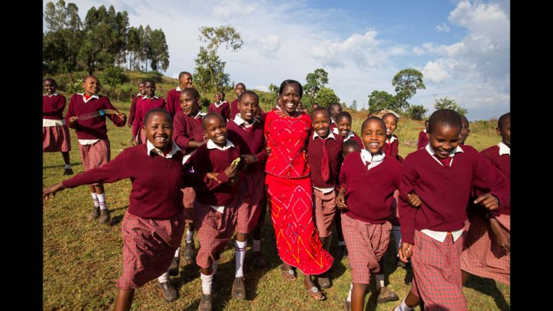 CNN Hero Kakenya Ntaiya is inspiring change in her native Kenyan village. After becoming the first woman in the village to attend college in the United States, she returned to open the village's <a href="index.php?page=&url=http%3A%2F%2Fwww.cnn.com%2F2013%2F03%2F14%2Fworld%2Fafrica%2Fcnnheroes-ntaiya-girls-school%2Findex.html">first primary school for girls</a>.