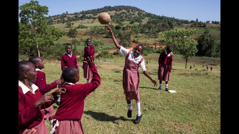 Students at the Kakenya Center receive three meals a day as well as uniforms, books and tutoring.