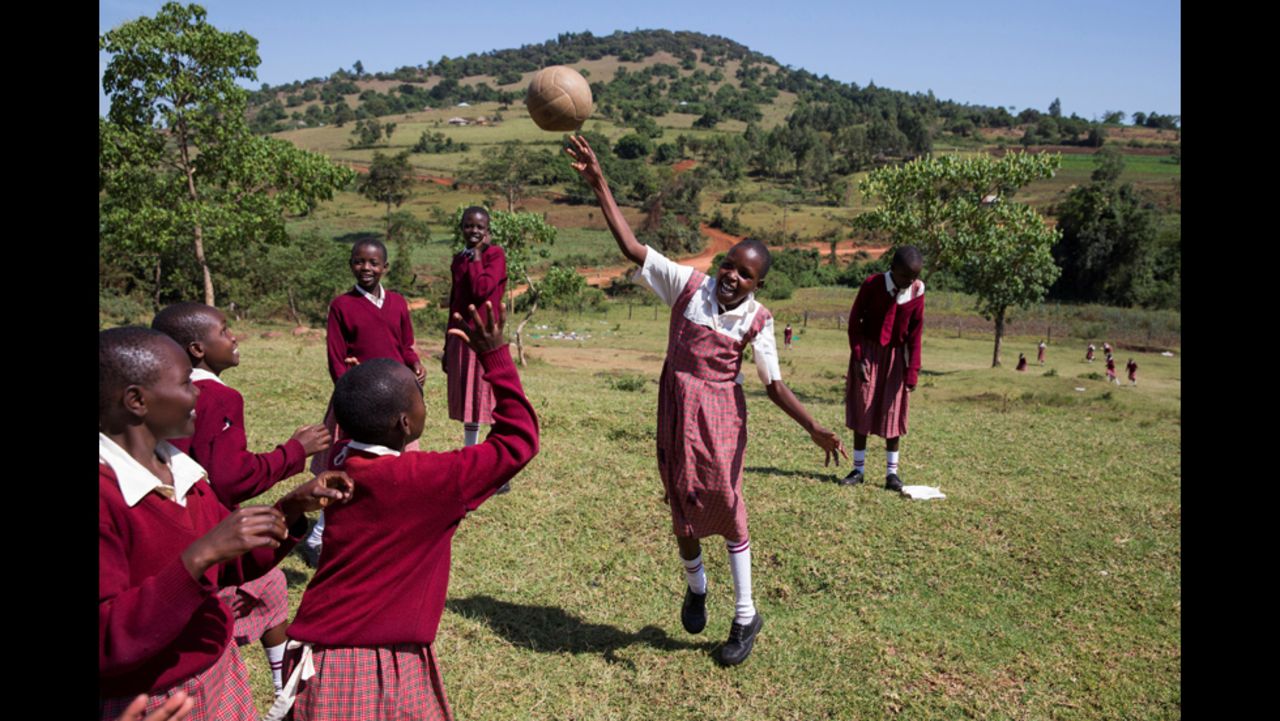 Students at the Kakenya Center receive three meals a day as well as uniforms, books and tutoring.