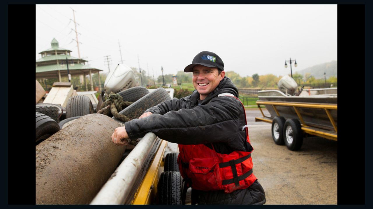 "A lot of people call me a conservationist or an environmentalist, but the thing is I'm no different than anybody else," Pregracke said. "I just want to be known (as) a hardworking American."