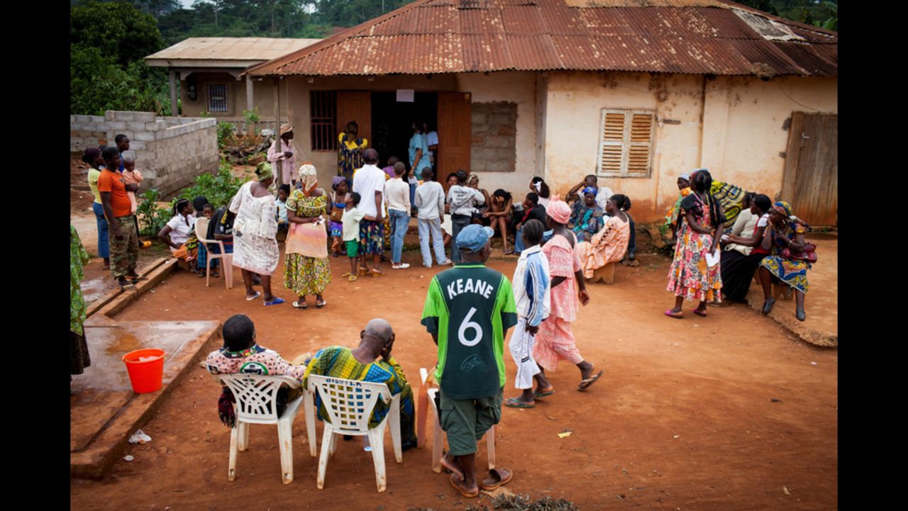 People walk for miles to see Bwelle and his team. Two out of five people in Cameroon live below the poverty line, and nearly three-quarters of the country's health-care spending is private.