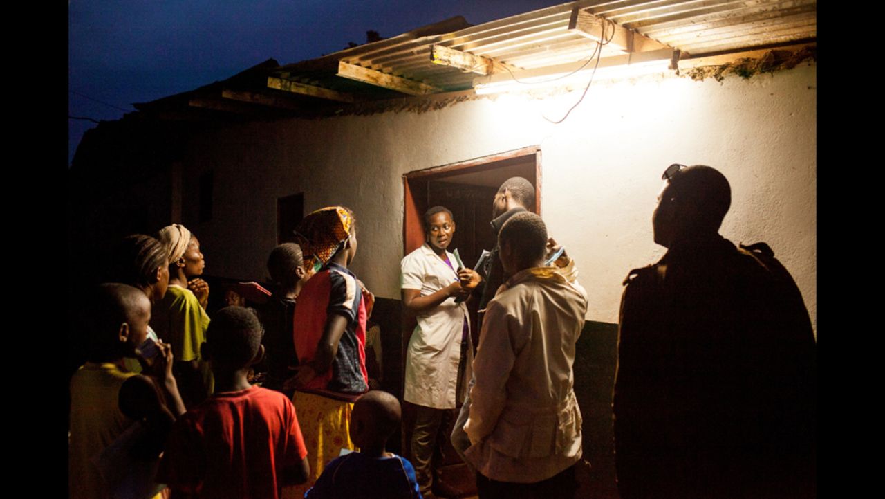 At the weekend clinics, Bwelle and his team will do simple surgeries with local anesthesia. Operations are usually done in a schoolhouse, town hall or home.