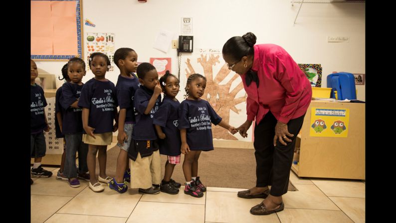 Pyfrom retired in 2009. "I'm not tired yet. And I don't think I'm going to get tired," she said. "I'm constantly charged up. I look at the faces of the children and I get energized."