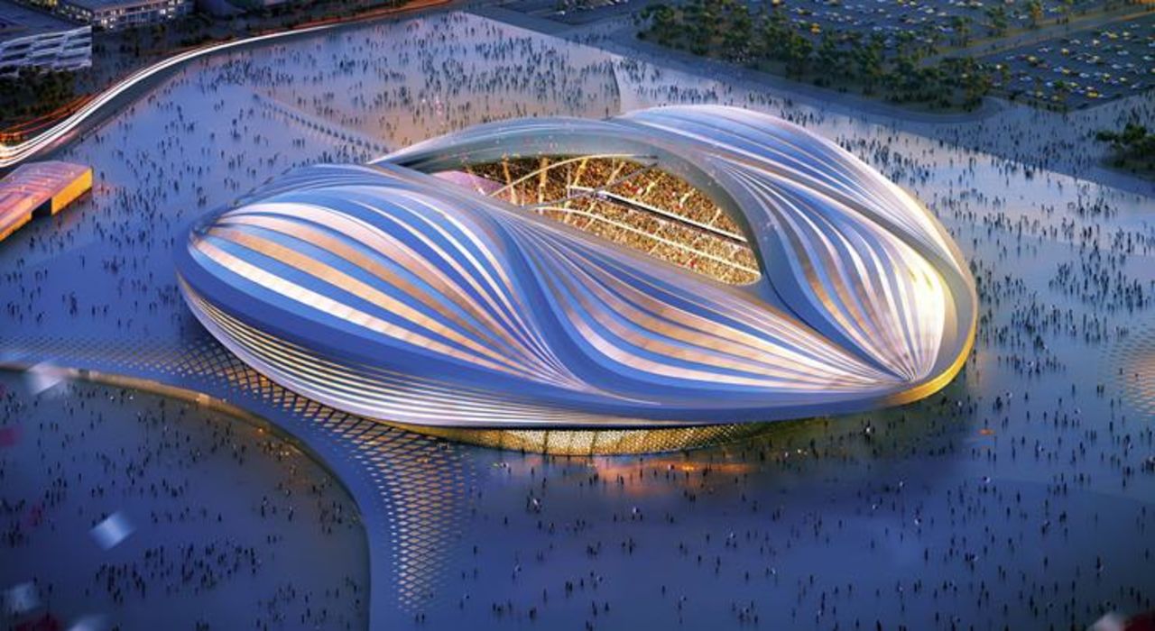 El diseño de Zaha Hadid para el estadio de la Copa Mundial de Qatar 2022 atrajo críticas por su parecido con cierta parte de la anatomía femenina.