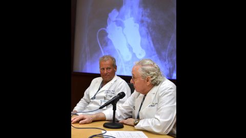 Lewis' case convinced Cohn, left, and Frazier that humans could indeed live without a pulse. 