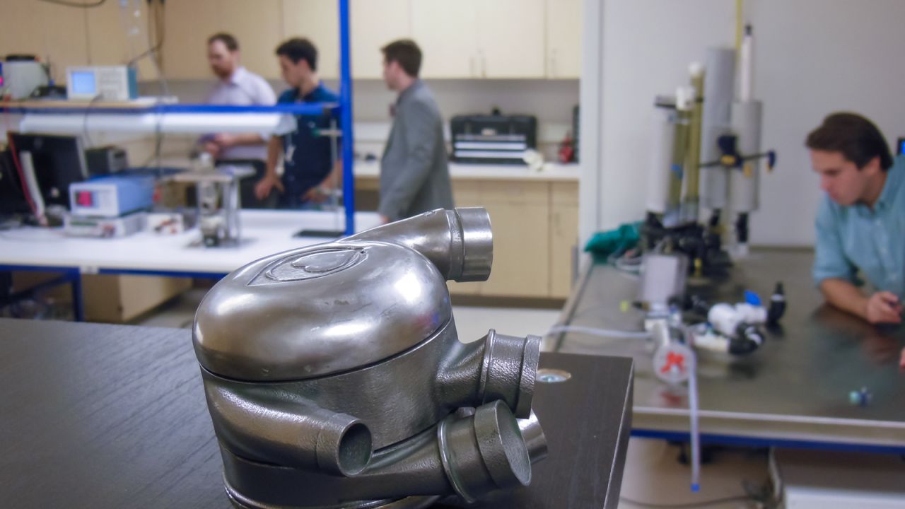 Scientists at the Texas Heart Institute are working to create a permanent replacement for the human heart. The blades on this BiVACOR device rotate an average of 2,000 times per minute, pushing blood throughout the body without creating a pulse.