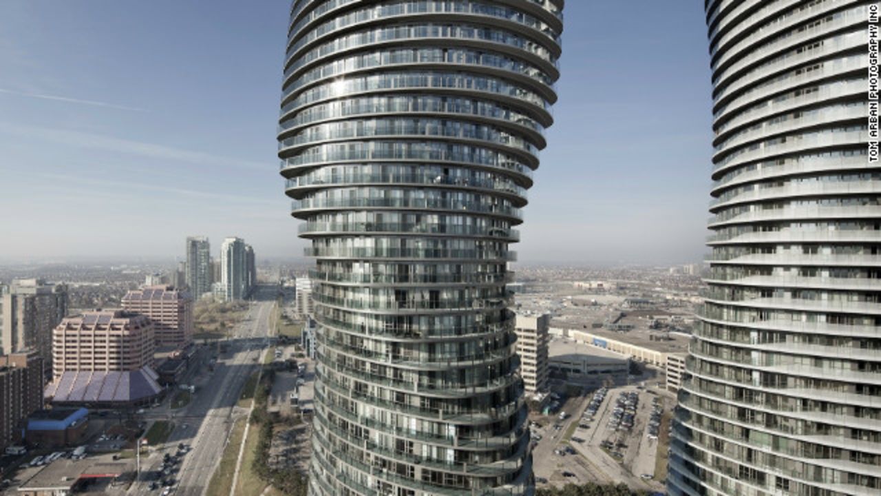 Creators of the Absolute World Towers 1 & 2 in Mississauga, Canada, were not shy to admit the inspiration behind their design: Marilyn Monroe's shapely curves. The buildings, which were also nicknamed after the iconic actress, were voted the best skyscraper completed in 2012.
