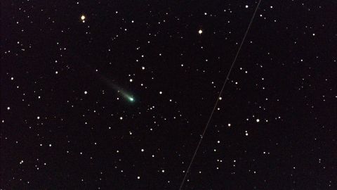 Comet ISON, which was brightening as it approached the sun, is shown here on October 25.