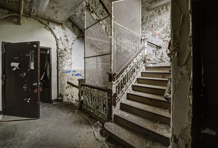 The photographers declined to provide a specific location for most of the sites they visited, including this asylum in upstate New York, citing "exploring ethics."