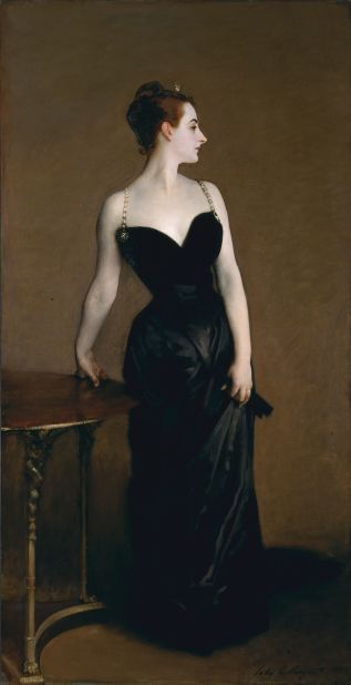 <em>Madame X (1883-84), John Singer Sargent</em><br /><br />It's difficult to believe that John Singer Sargent's fully-clothed "Madame X" ever scandalized. But when it was first seen, viewers objected to the deathly pale skin (too morbid), the bare decolletage and perceived skimpiness of her outfit (the original had one fallen strap, which was later repainted), and the fact that the subject, Virginie Amélie Avegno Gautreau, was a well known socialite at the time. Instead of altering the image to hide Gautreau's identity, Sargent painted her exactly as she was. <br /><br />Since then, public sensibilities and attitudes towards success have progressed to the point where these works have for most lost the ability to provoke outrage. 