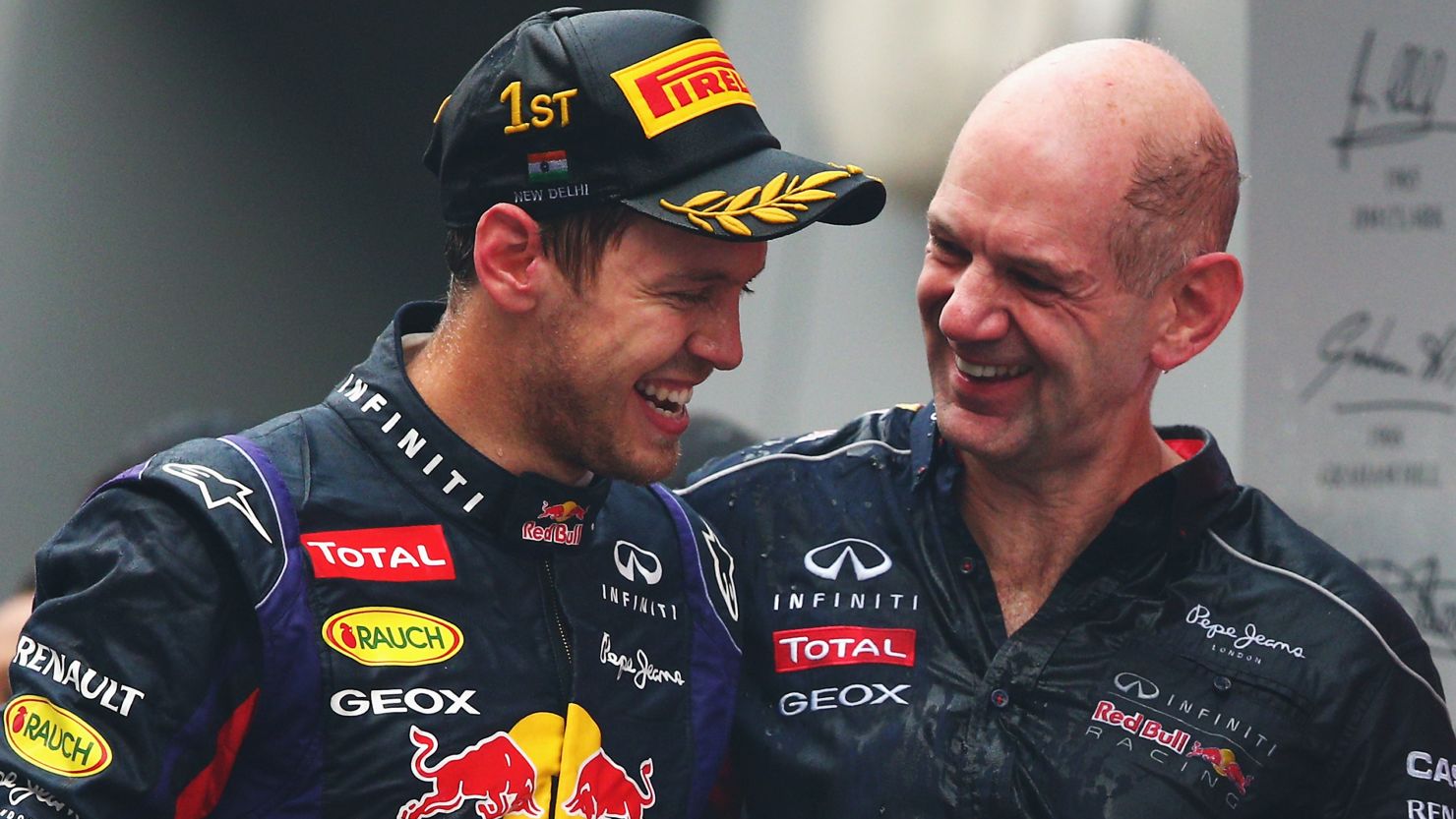 Red Bull's double act of racer Sebastian Vettel and designer Adrian Newey have won the team four world titles.