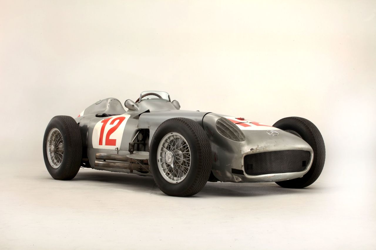 In July, Bonhams sold a 1954 Mercedes-Benz W196 for $32 million,  a new record price for any car sold at auction. The race car was driven by five-time F1 world champion Juan Manuel Fangio. 