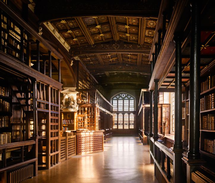 <em>The Bodleian Library, Oxford, UK</em><br /><br /><strong>Will Pryce</strong>: "Arts End is one of most lovely corners of the group of libraries that constitute the Bodleian. Under the galleries there are little desks where readers face the bookshelves of one of the earliest wall-system libraries."