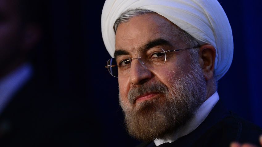 Iran's President Hassan Rouhani in New York on September 26, 2013.