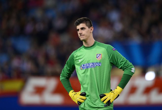 Atletico Madrid's Thibaut Courtois wears the look of a man who just made a mistake. The Belgian goalkeeper's error gifted Zenit St Petersburg a vital point in a 1-1 draw at the Petrovsky Stadium.