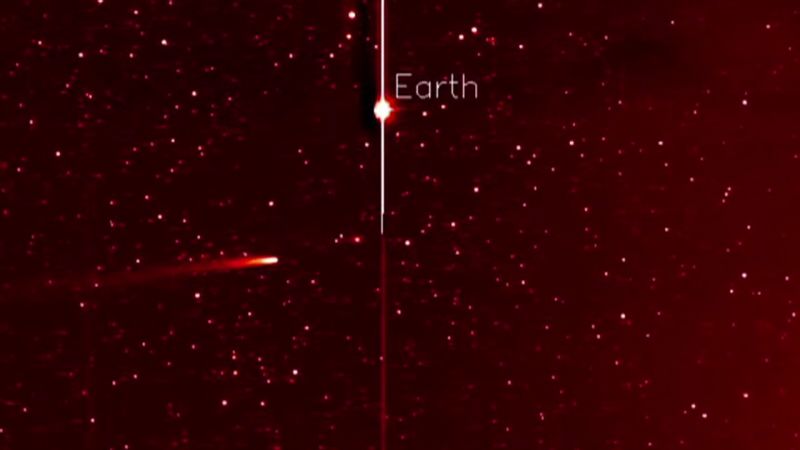 NextImg:Comet's collision course with the sun | CNN Business