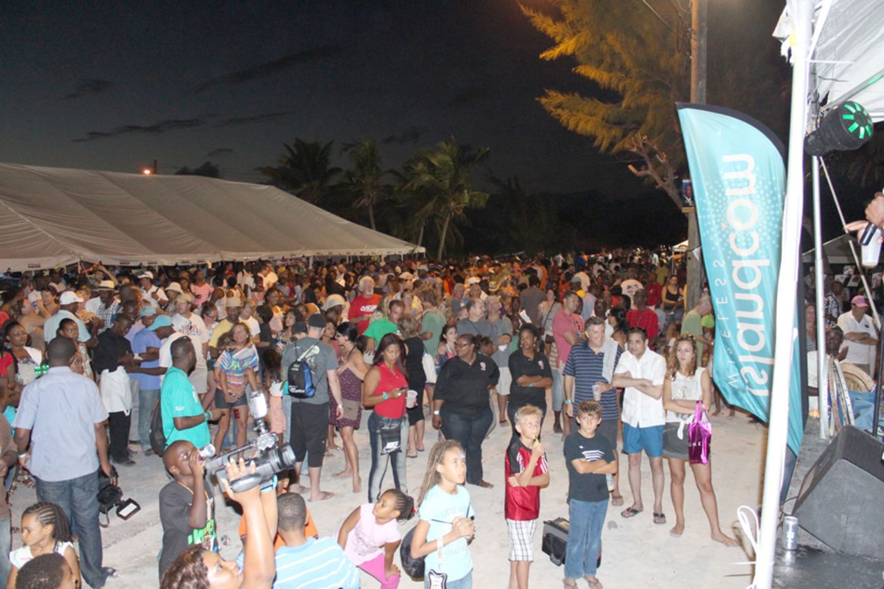 The island of Providenciales in the Turks and Caicos Islands, where the Conch Festival takes place, is home to a local population of just 32,000. Most turn up for the festivities.