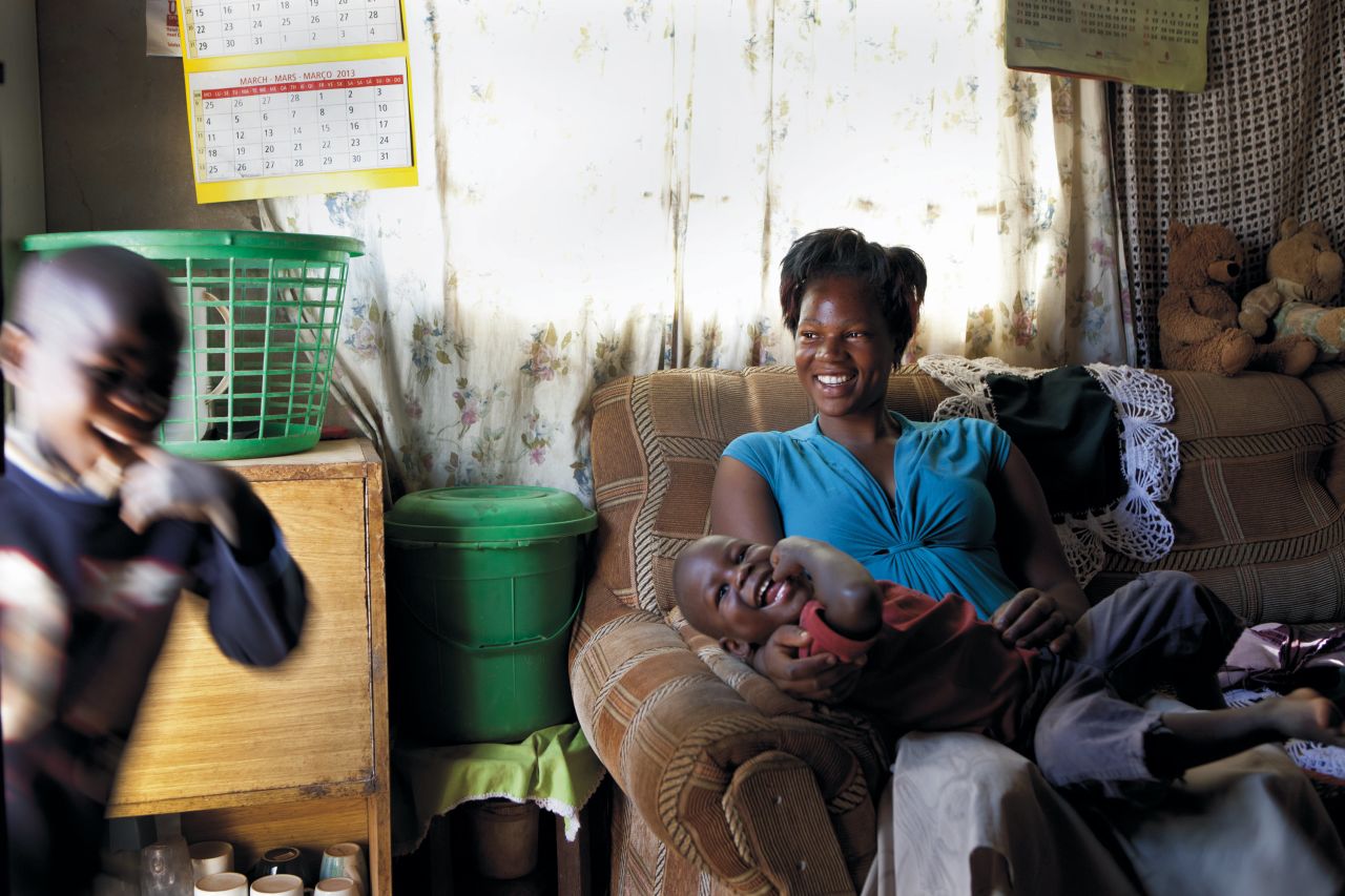 Today, about 80% of Zambians who need HIV treatment are receiving it. Linda Phiri, 29, began treatment five years ago and has since given birth to two children who are free of HIV.