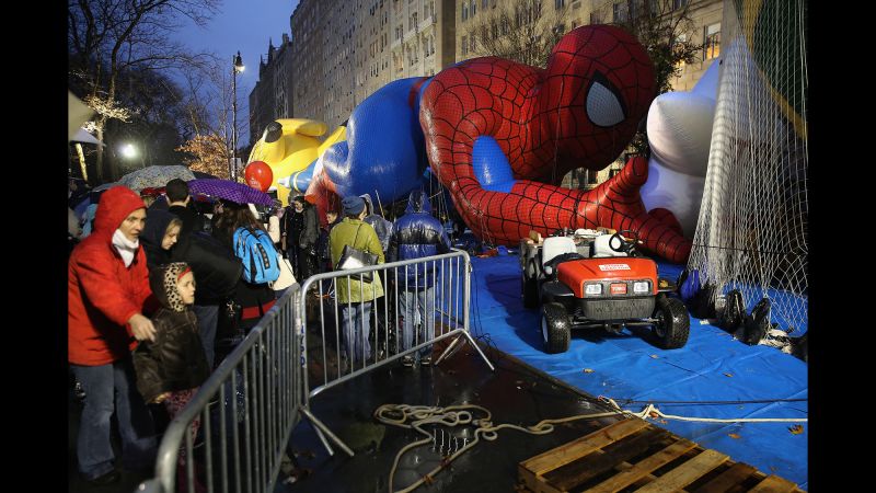 Balloons Prepared For Macy's Parade | CNN