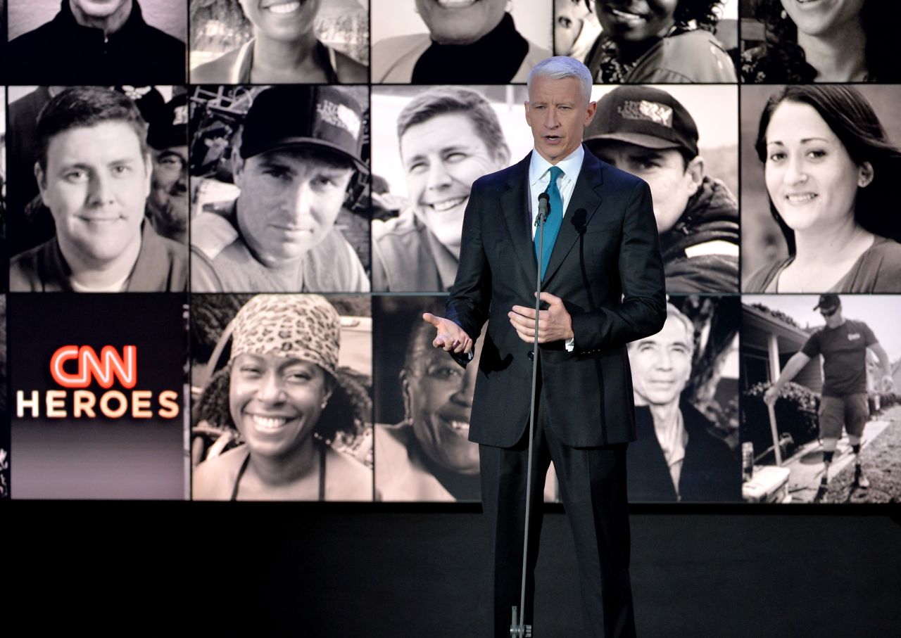 CNN's Anderson Cooper hosts this year's edition of "CNN Heroes: An All-Star Tribute." The globally broadcast event honored the top 10 CNN Heroes of 2013 -- everyday people doing extraordinary things to help change the world.