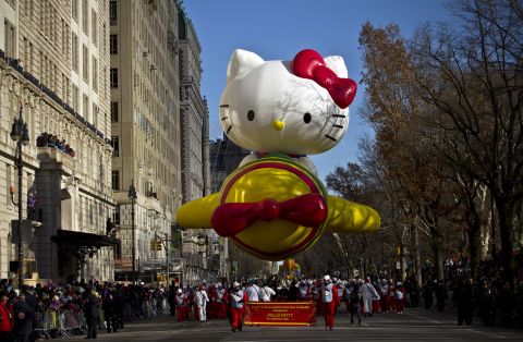 The Macy's Thanksgiving Day Parade has become a mainstay of the day. The event, which celebrates its 90th anniversary this year, is typically watched by 50 million people. No word on how many like Hello Kitty.