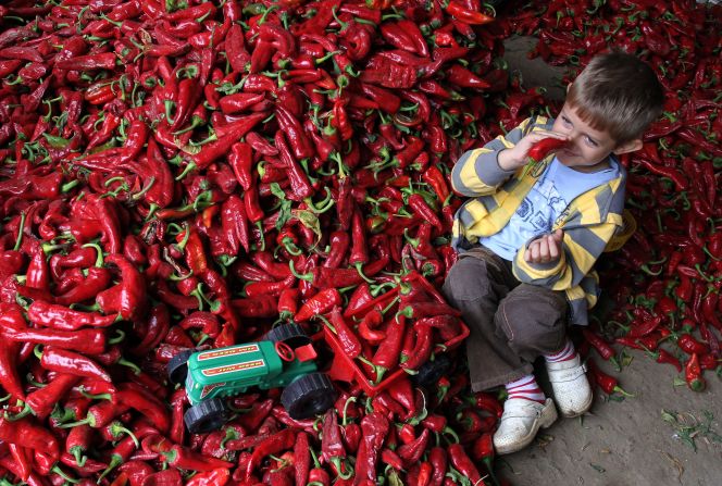 Hungarian paprika's so sweet it can even be used in desserts. In fact, Hungarians spoon it into pretty much any dish you can think of.