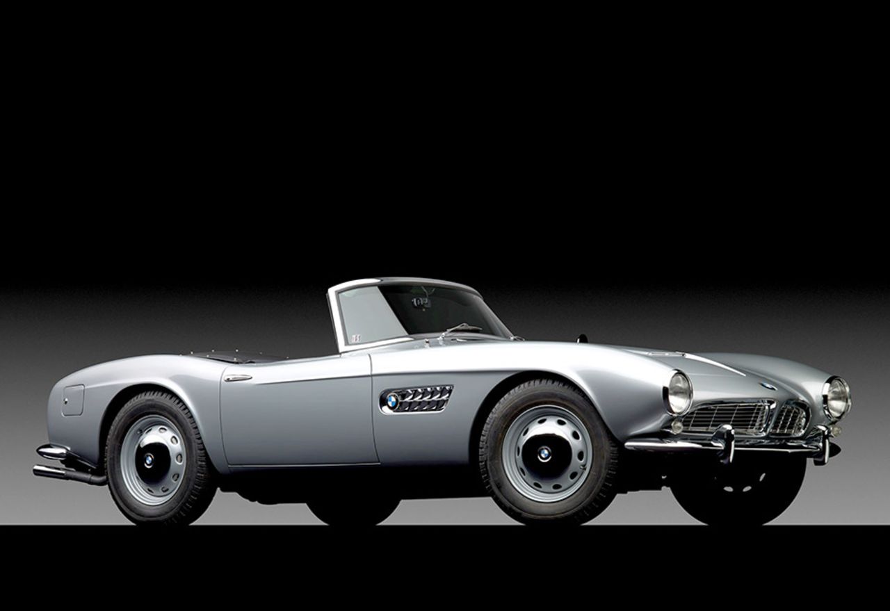 Elvis Presley bought a white BMW 507 Series II Roadster while he was stationed in Germany with the US Army. This 1958 model was sold for almost $1.7 million at the "Art of the Automobile" auction.