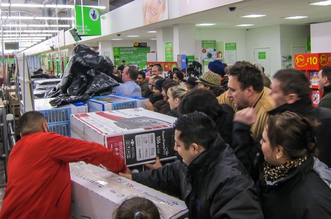 And then, the next day, it's time to hit the mall for Black Friday (assuming you haven't gone Thursday night). Good luck getting a parking space: 92.1 million people reportedly went shopping on Black Friday in 2013.