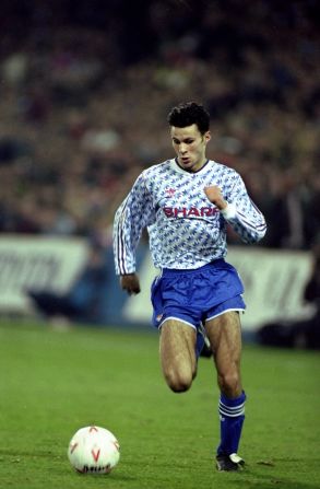 The Welsh winger made his first team debut for United aged just 17, coming on as a substitute in a 2-0 defeat by Everton in 1991.