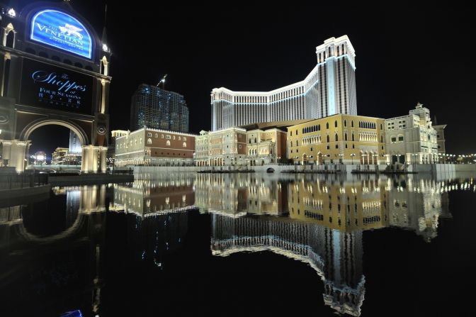 <strong>The Venetian: </strong>A recreation of the Venetian Resort Hotel Casino in Las Vegas, this Macau property is twice the size of its American sister and is the biggest casino resort in the world. 