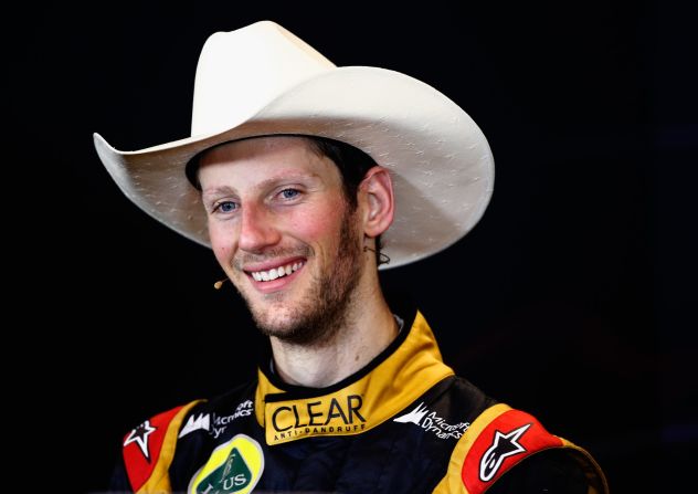 French driver Romain Grosjean proved he is no cowboy -- despite wearing a stetson to celebrate his second place at the 2013 United States Grand Prix -- by securing a third year at Lotus.