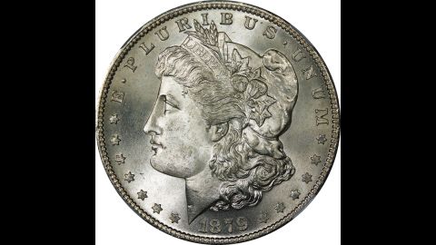According to the U.S. Mint. the "Morgan" silver dollar was produced from 1878-1904 and again from 1921 until the "Peace" dollar took its place.