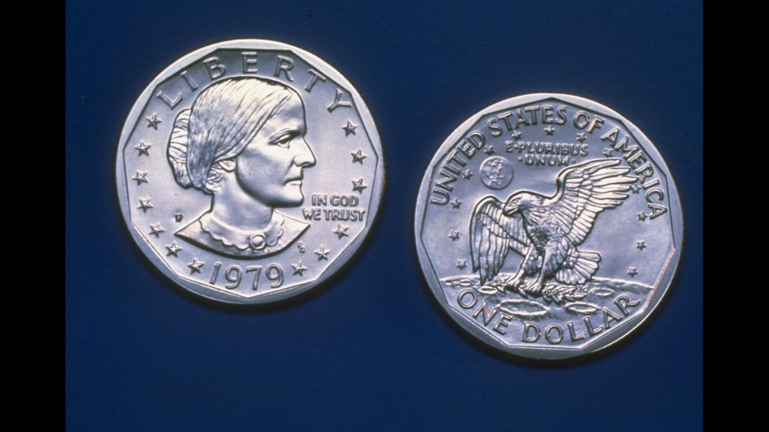 The Susan B. Anthony dollar was made between 1979-1981 to remember her struggle in defending women's rights. It was produced from 1979-1981, according to the U.S. Mint.