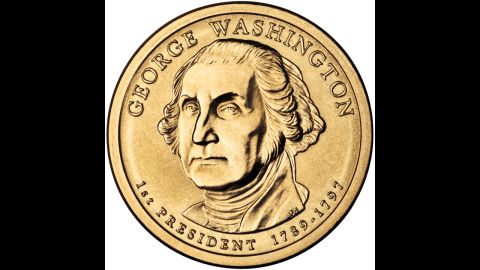 According to the U.S. Mint, the coin featuring President George Washington was the first coin struck in the Presidential $1 Coin program.